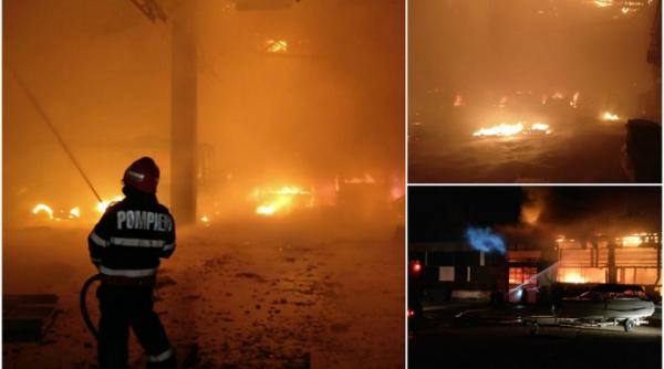 prapad la tulcea incendiu devastator la regia de transport public 14 autobuze in flacari