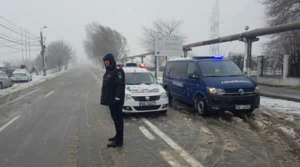 autoritatile au inchis orasul tulcea din cauza viscolui