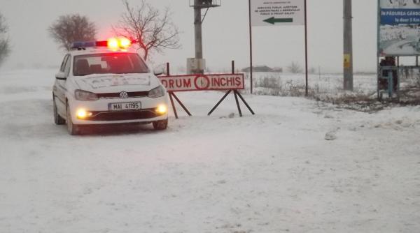 circulatia rutiera pe dn22a intre cataloi si harsova a fost inchisa din cauza viscolului
