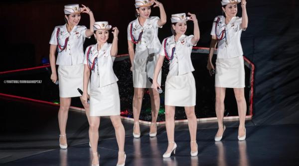 delegatie nord coreeana condusa de o vedeta pop