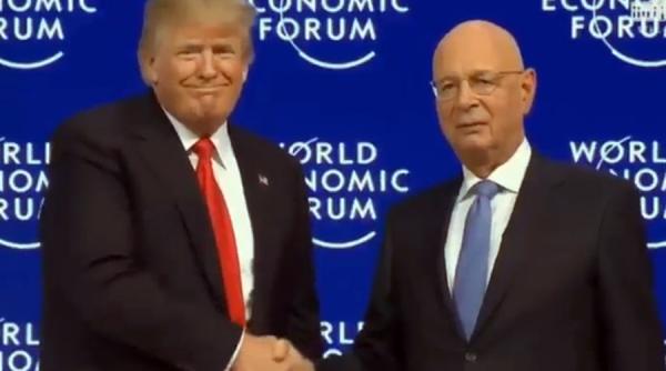 donald trump huiduit la forumul economic mondial