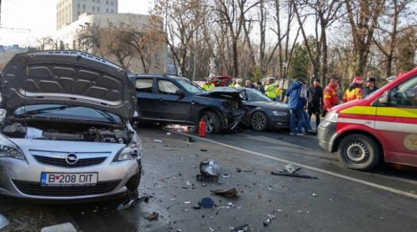 accident cumplit in capitala cinci persoane au fost ranite