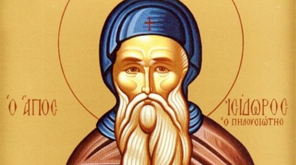 calendar religios 4 februarie sfantul isidor pelusiotul