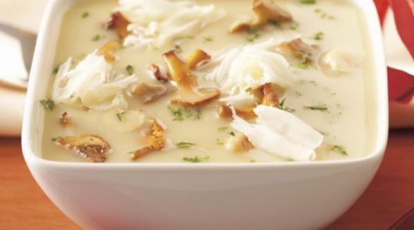 reteta zilei supa crema de ciuperci