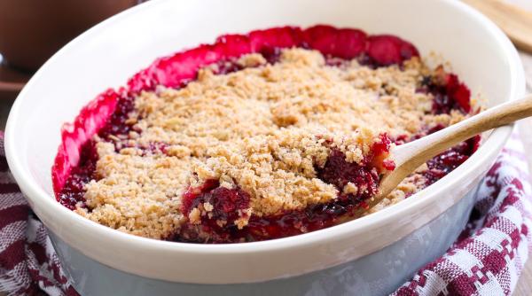 reteta zilei crumble cu prune