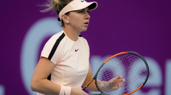 simona halep s a retras de la doha romanca are tendinita