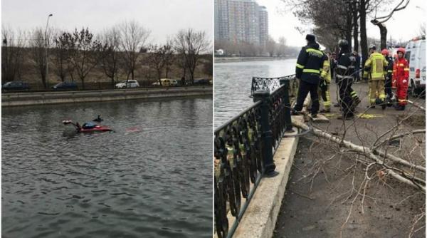 situatie teribila in capitala un tanar a plonjat cu masina in dambovita intre vitan barzesti si mihai bravu