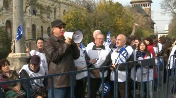 profesorii din nou in strada ce revendica sindicalistii din invatamant