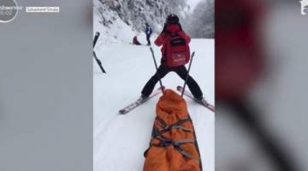 incident dramatic pe partia de schi din sinaia o fetita a fost dusa de urgentala spital dupa ce s a accidentat grav