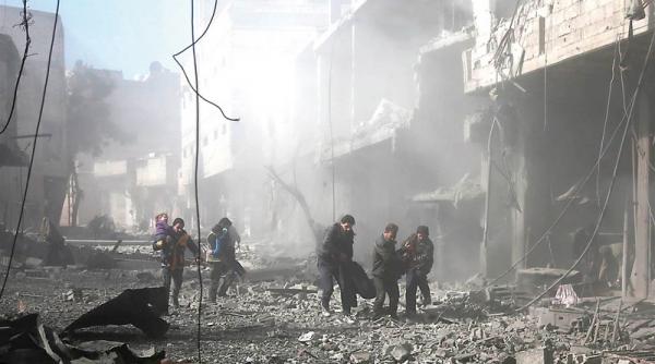 macel sirian in ghouta de est cu ajutorul rusilor