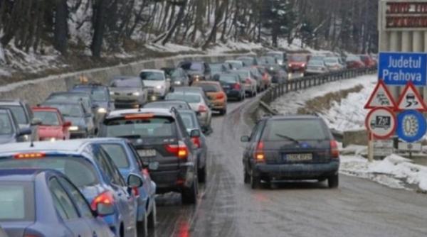 trafic intens pe valea prahovei