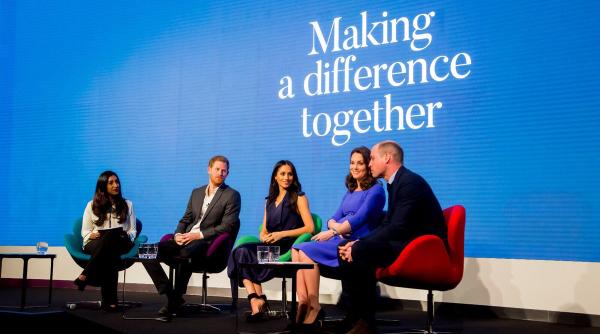 printii william si harry si partenerele lor de viata pentru prima data impreuna la un eveniment oficial