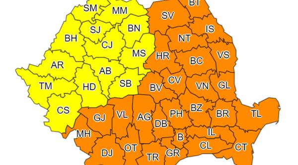 ger persistent pana la sfarsitul saptamanii cod portocaliu de ger in 29 de judete