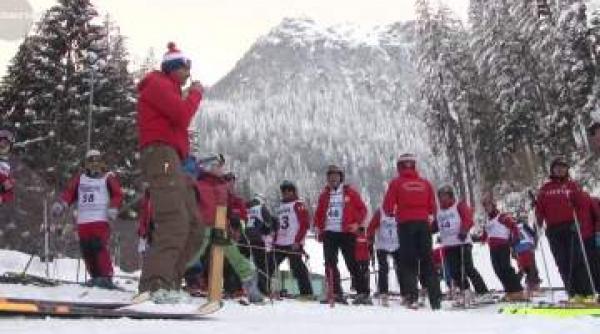 competitie intre salvamontisti la busteni