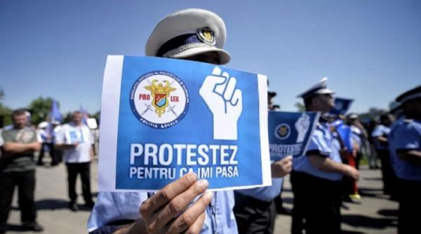 de ziua politiei sindicatele din ministerul de interne anunta un miting de proportii