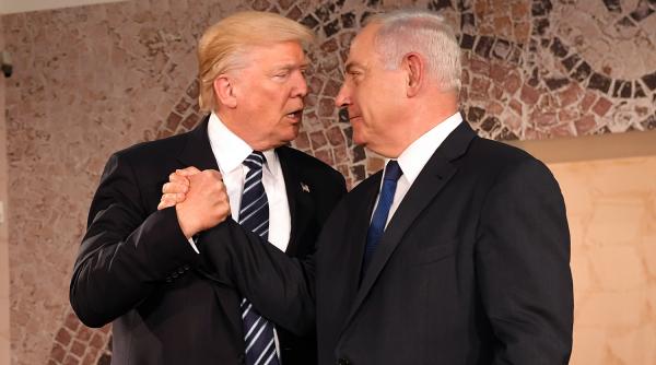 netanyahu il vrea pe trump la ambasada