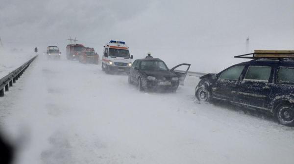 doua autoturisme implicate intr un accident pe dn 2a o persoana ranita