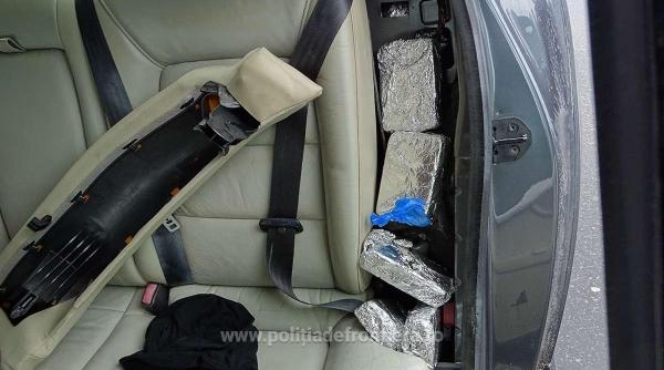 peste 6 kg de heroina descoperite de politisti asupra unor cetateni bulgari in vama calafat