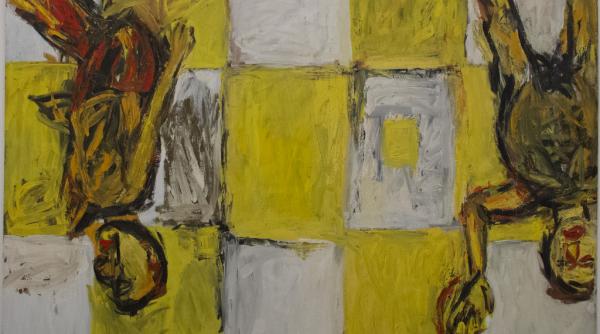 o opera de arta semnata de pictorul georg baselitz rupta in bucati dupa ce a fost furata