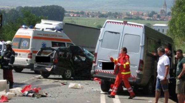 teleorman accident cu victime multiple intre draganesti de vlasca si bujoreni