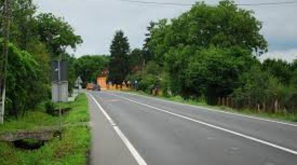 trafic blocat pe dn7 la intrarea in judetul sibiu