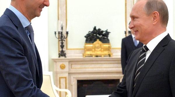 bashar al assad le a spus parlamentarilor rusi ca loviturile aeriene occidentale reprezinta un act de agresiune