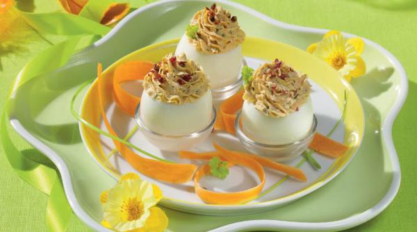 reteta zilei oua umplute cu ton