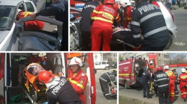 accident teribil la arad o soferita garvida nu a dat prioritate la tramvai