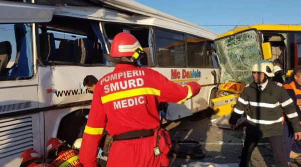accident grav la satu mare doua autobuze implicate si mai multe victime a fost activat planul rosu de interventie