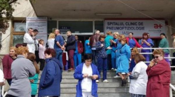 un nou protest la spitalul de pneumoftiziologie din iasi
