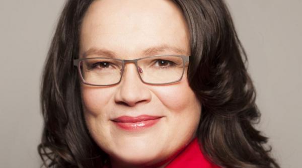 andrea nahles devine prima femeie la presedintia partidului social democrat din germania