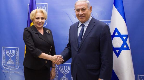 viorica dancila intrevedere cu premierul israelian benjamin netanyahu