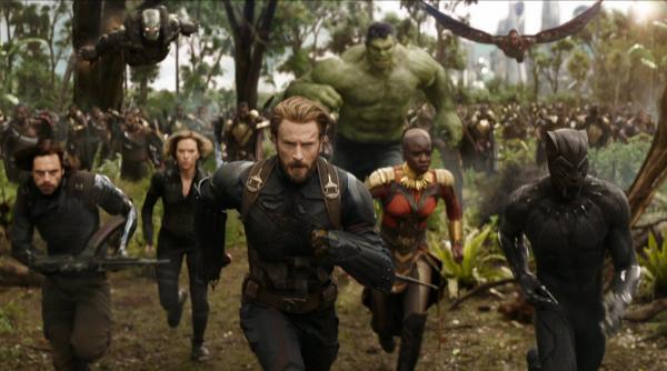 avengers infinity war a avut incasari de 106 milioane de dolari numai vineri in cinematografele nord americane