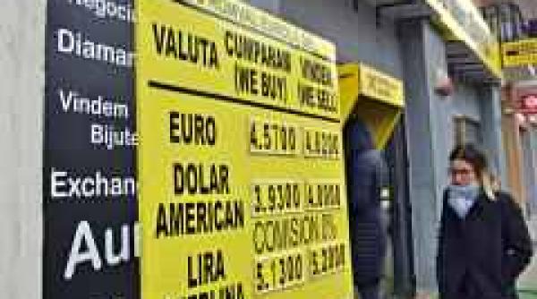 moneda nationala s a apreciat luni in fata principalelor valute
