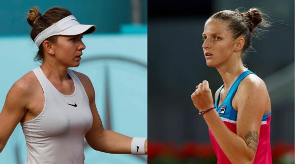 la ce ora se joaca meciul simona halep karolina pliskova