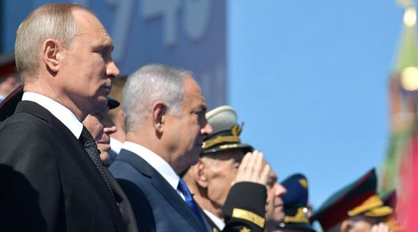 premierul israelian netanyahu a participat la parada de ziua victoriei de la moscova