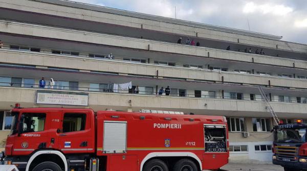 degajare de fum la spitalul de pneumoftiziologie de la valea iasului toti pacientii au fost evacuati