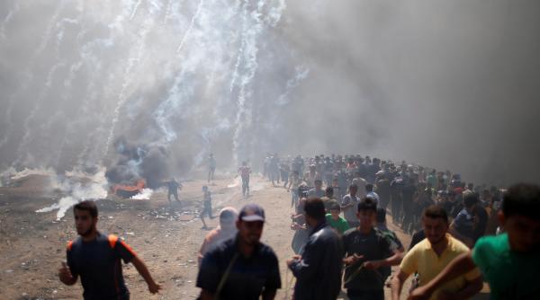 masacru in gaza dupa mutarea ambasadei