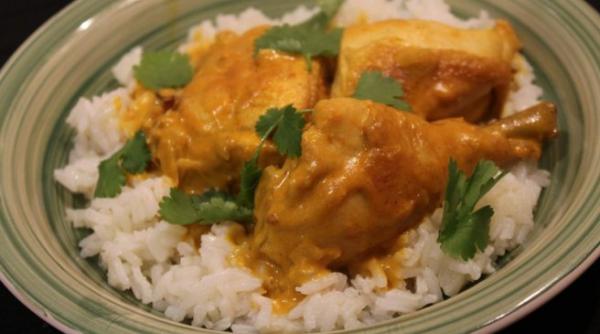 reteta zilei pui cu sos garam masala