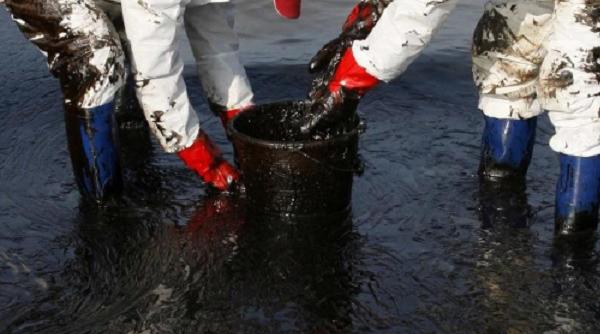 poluare grava cu titei pe jiu si afluentii lui