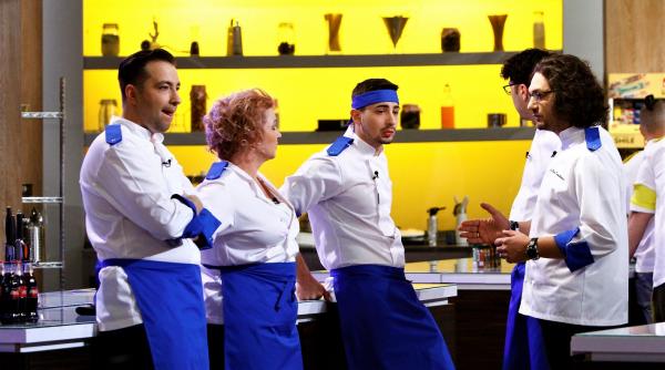 o prima eliminare in echipa galbena chef scarlatescu ramane cu 5 bucatari am un nod in gat