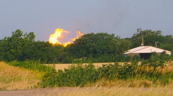 video o conducta majora de gaz a explodat in kansas