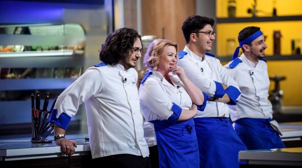 ultima eliminare din echipa albastra motiv de tensiune intre chefi