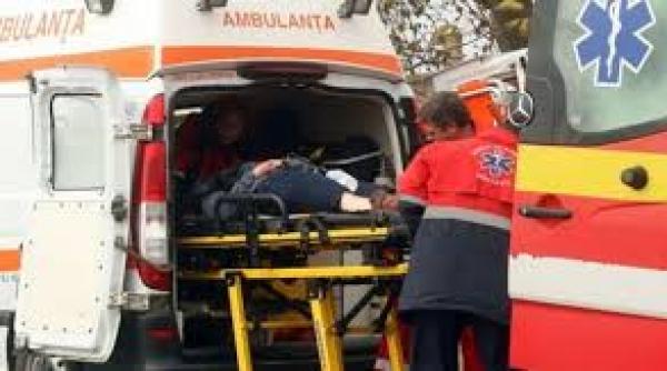 accident teribil la galati un barbat a ajuns la spital dupa ce s a rasturnat cu macaraua