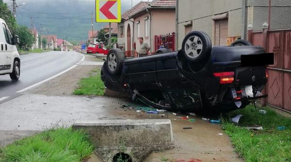 accident spectaculos pe dn14 s a rostogolit pe sosea din cauza vitezei