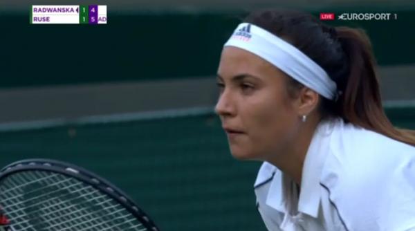 wimbledon 2018 gabriela ruse a fost eliminata de radwanska romanca a avut 6 mingi de meci