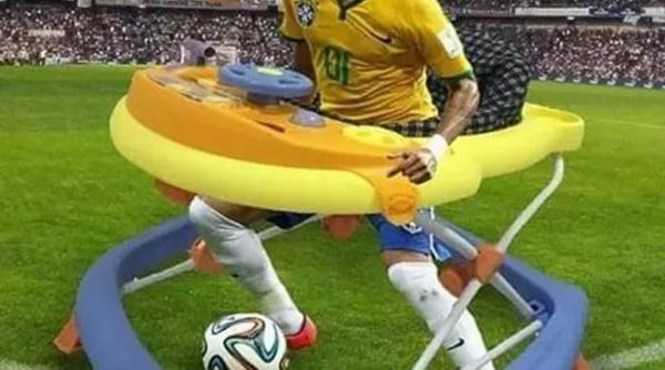 video spectacolul rostogolirilor oferit de neymar a ajuns subiect de bancuri