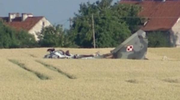 accident aviatic in polonia un mig 29 s a prabusit iar pilotul a murit
