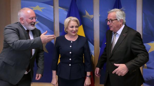 dancila i a prezentat lui juncker ultimele evolutii privind reforma si modificarile din sistemul judiciar