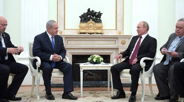 netanyahu ii cere lui putin sa scoata fortele iraniene din siria